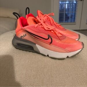 Nike Air Max 2090 Coral and Black Sneakers